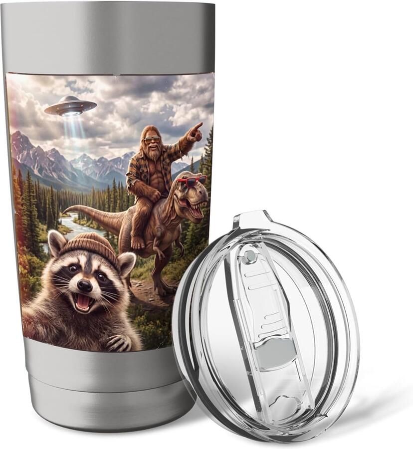 Beker met dieren en cryptide