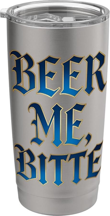 Beker Oktoberfest dubbelwandig RVS