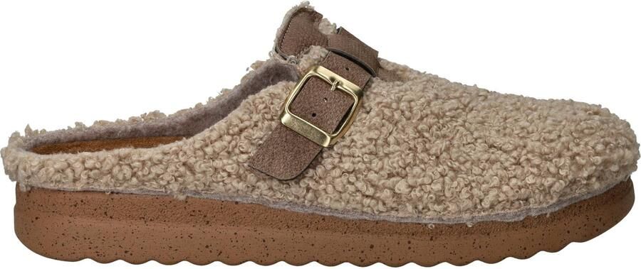 Belizia Pantoffels Dames Beige