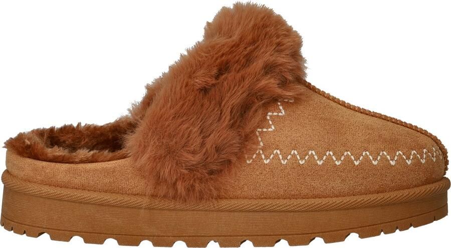 Belizia Pantoffels Dames Bruin