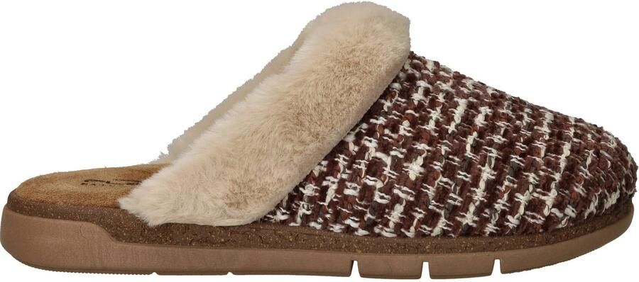 Belizia Pantoffels Dames Bruin