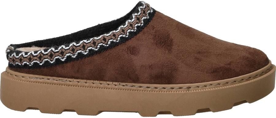 Belizia Pantoffels Dames Bruin