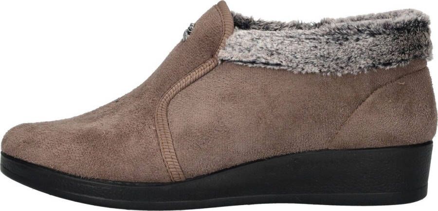 Belizia Pantoffel Pantoffels Dames Taupe