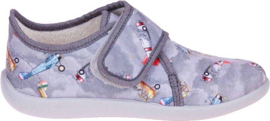 Bellamy Gallery Martien Pantoffel Vliegtuig Grijs Heren