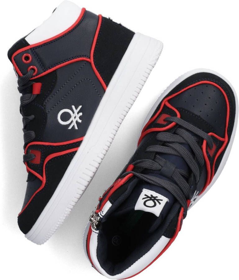 Benetton Rod Mix Hoge sneakers Jongens Blauw