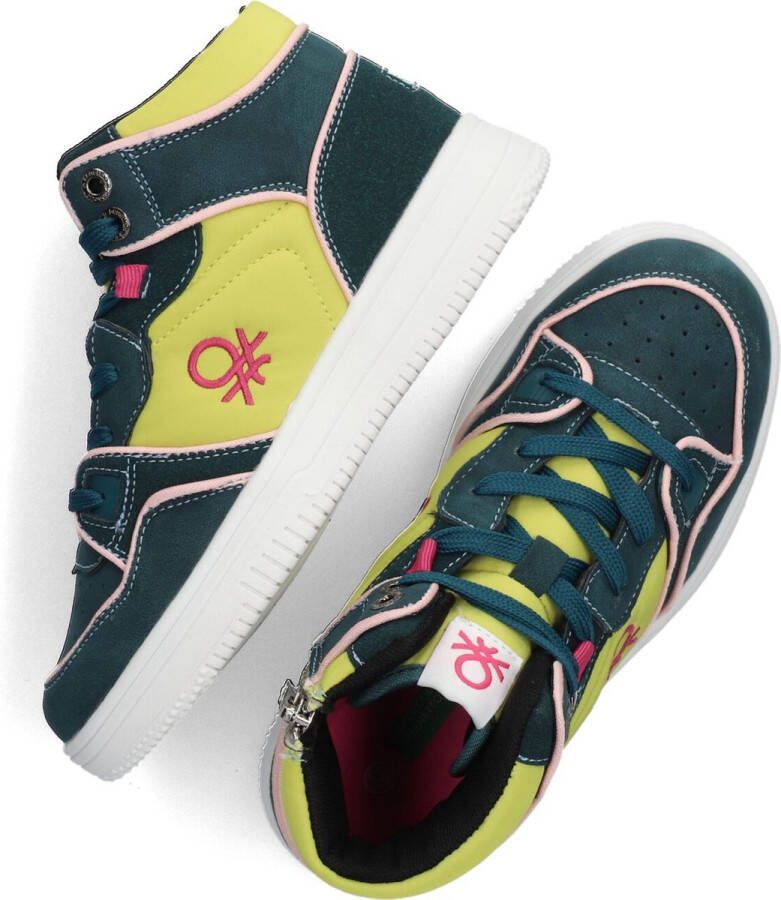 Benetton Rod Mx Hoge sneakers Meisjes Groen