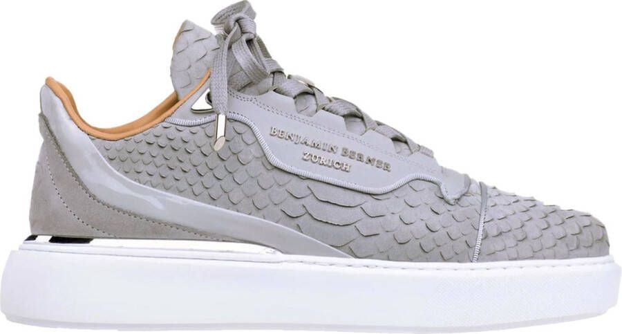 Benjamin Bernard Benjamin berner Sneaker Grijs nen Never out of stock Collectie Leer