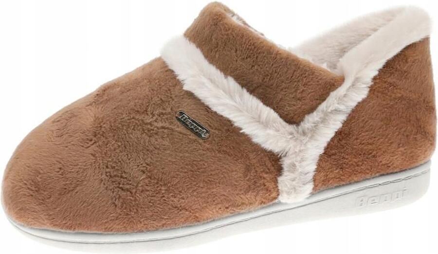 Beppi Dames Pantoffels 2188113 Bruin Warm Winter