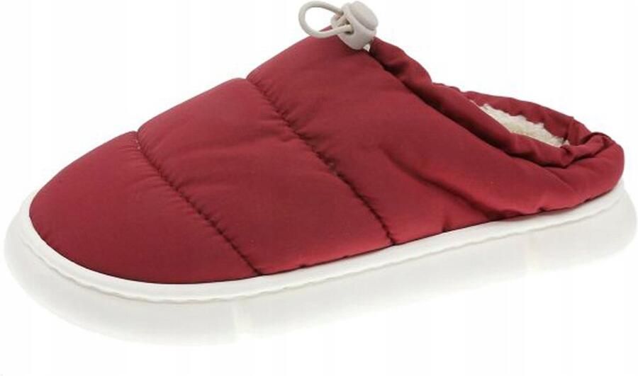 Beppi Warme Dames Pantoffels Rood