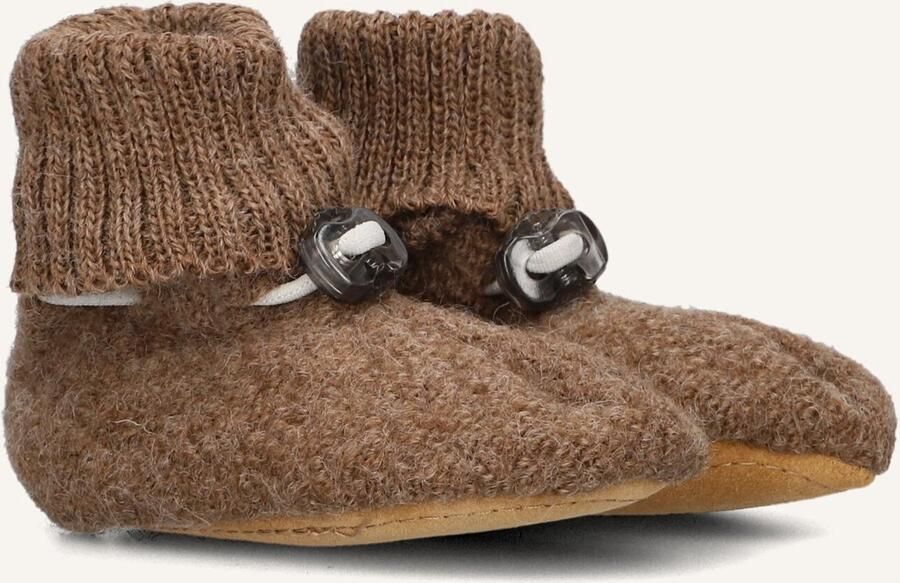 Bergstein Cozy Baby Slofjes Unisex Bruin