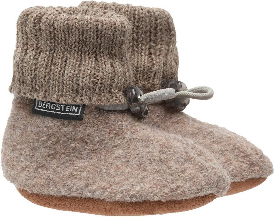 Bergstein Cozy Baby Babyslofjes & 100% Zuiver sc wol Beige