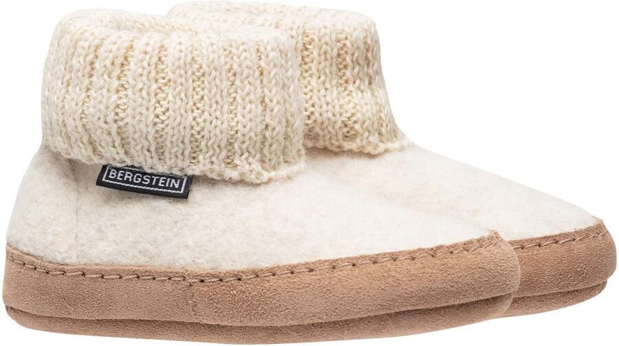 Bergstein Cozy Lux Unisex Junior Sloffen Off-White