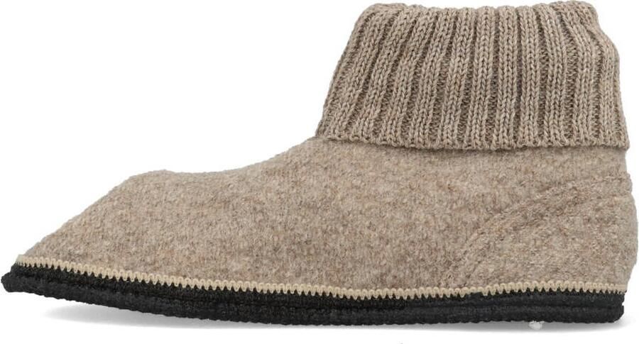 Bergstein Cozy Sloffen Pantoffels voor en kinderen 100% Zuiver sc wol Beige - Foto 16