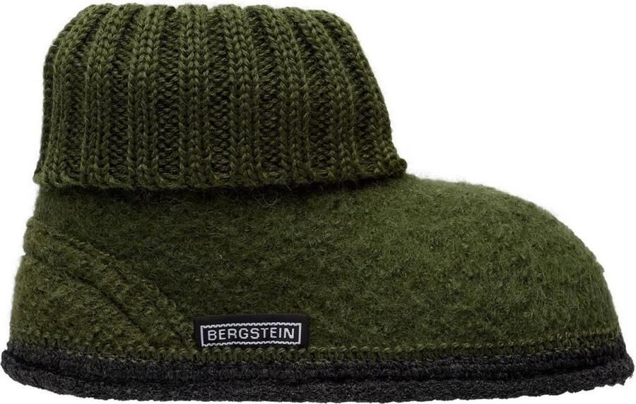 Bergstein Cozy Sloffen Pantoffels voor en kinderen 100% Zuiver sc wol Forest - Foto 8