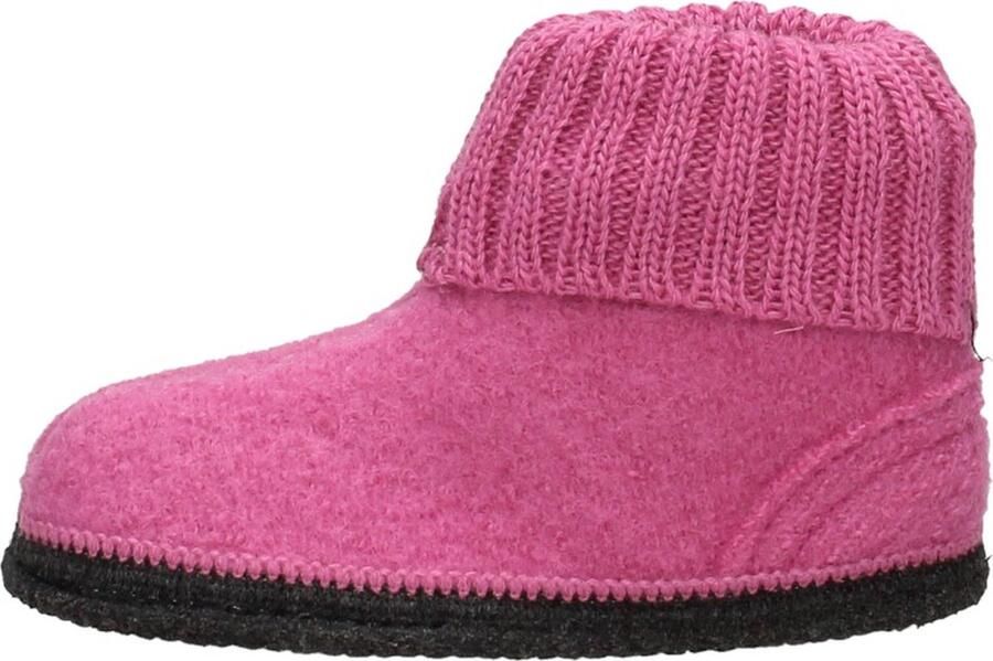 Bergstein Cozy Sloffen Pantoffels voor dames heren en kinderen 100% Zuiver scheerwol Pink - Foto 13