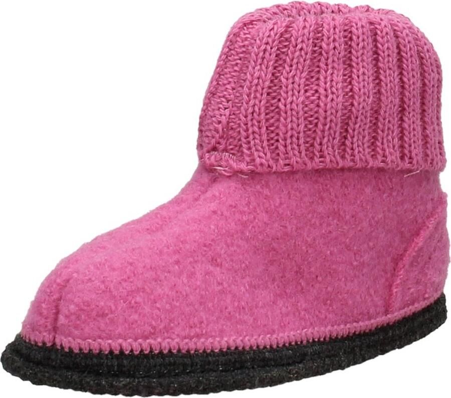Bergstein Cozy Sloffen Pantoffels voor dames heren en kinderen 100% Zuiver scheerwol Pink