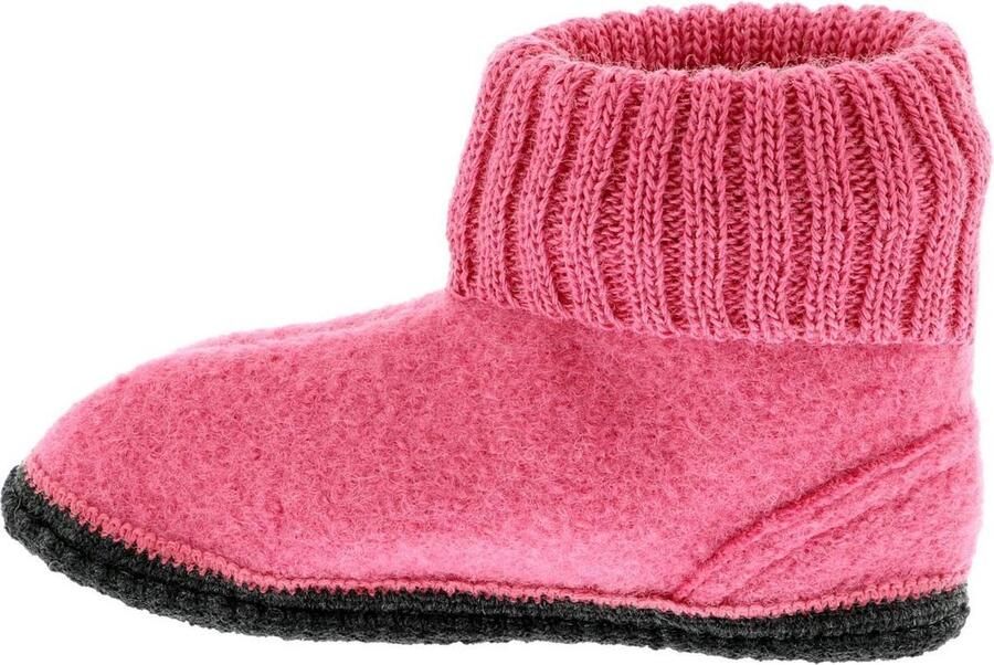 Bergstein Cozy Sloffen Pantoffels voor dames heren en kinderen 100% Zuiver scheerwol Pink - Foto 12