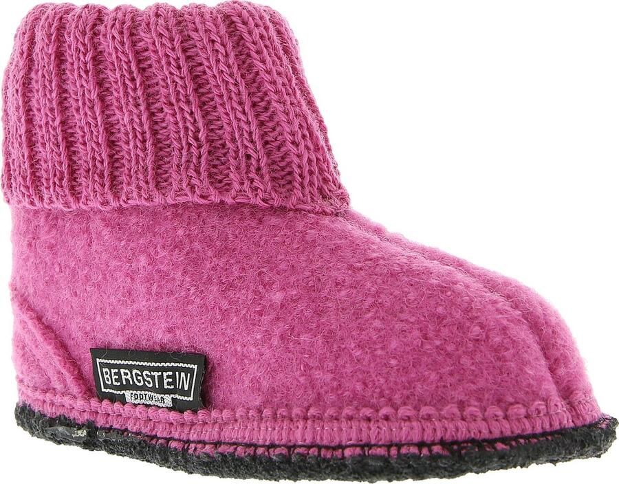 Bergstein Cozy Sloffen Pantoffels voor dames heren en kinderen 100% Zuiver scheerwol Pink - Foto 8