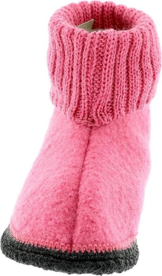 Bergstein Cozy Sloffen Pantoffels voor dames heren en kinderen 100% Zuiver scheerwol Pink - Foto 17