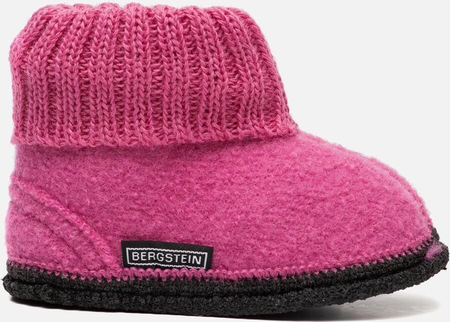 Bergstein Cozy Sloffen Pantoffels voor dames heren en kinderen 100% Zuiver scheerwol Pink - Foto 9