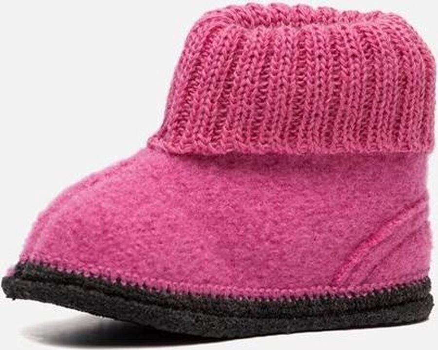 Bergstein Cozy Sloffen Pantoffels voor dames heren en kinderen 100% Zuiver scheerwol Pink - Foto 7