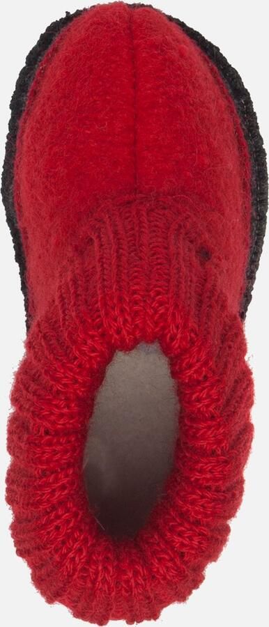 Bergstein Cozy Sloffen Pantoffels voor en kinderen 100% Zuiver sc wol Red - Foto 15