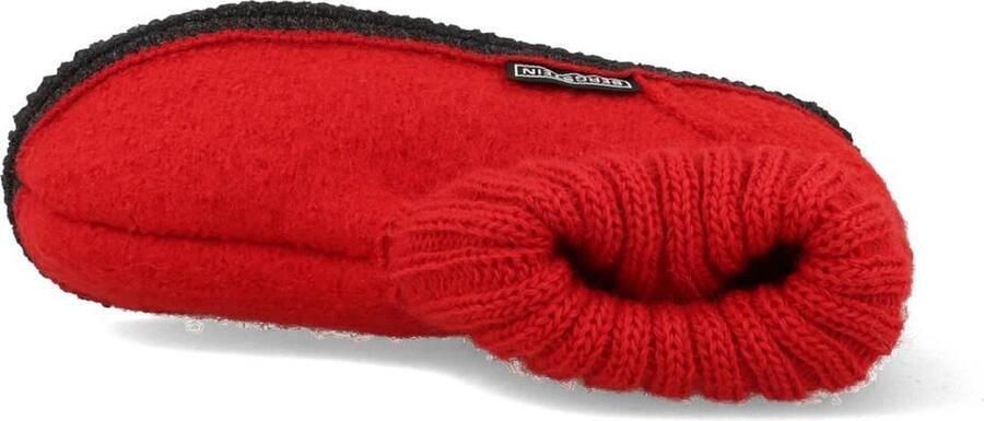 Bergstein Cozy Sloffen Pantoffels voor en kinderen 100% Zuiver sc wol Red - Foto 16