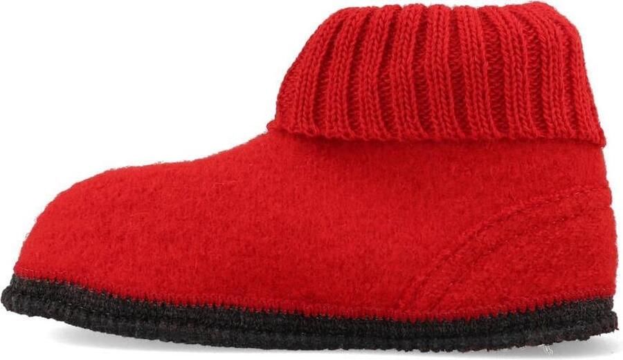 Bergstein Cozy Sloffen Pantoffels voor en kinderen 100% Zuiver sc wol Red - Foto 13