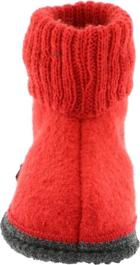 Bergstein Cozy Sloffen Pantoffels voor en kinderen 100% Zuiver sc wol Red - Foto 14
