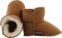 Bergstein Teddy slofjes cognac - Thumbnail 1