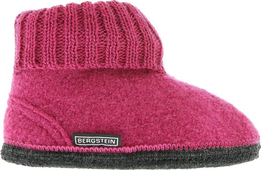 Bergstein Cozy Sloffen Junior Unisex Raspberry