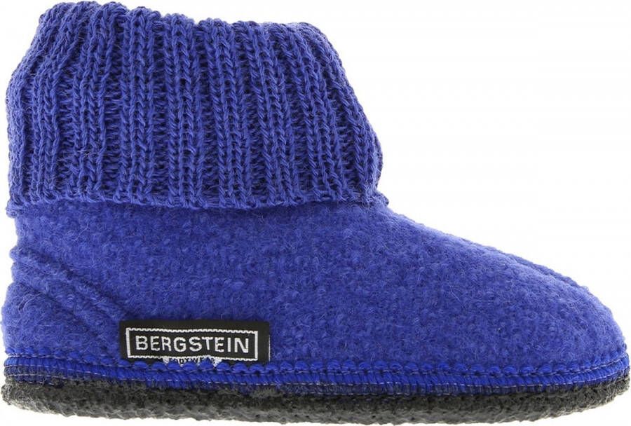 Bergstein Cozy Sloffen Unisex Junior Cobalt