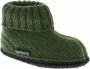 Bergstein Cozy pantoffels groen kids Jongens Meisjes Wol 41 - Thumbnail 2