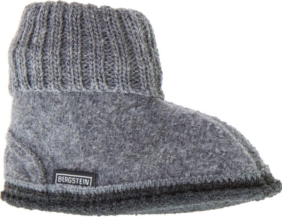 Bergstein Cozy Sloffen Unisex Junior Grey