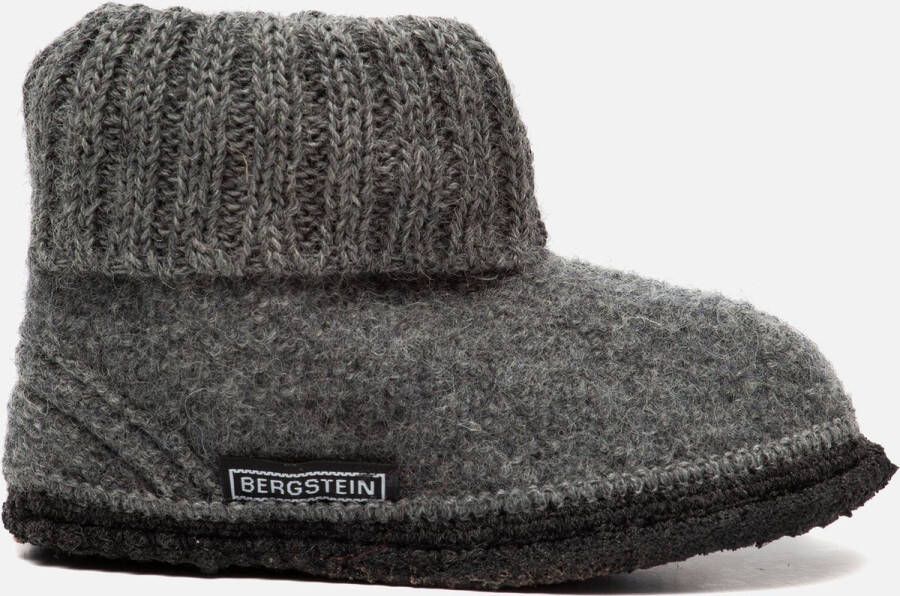 Bergstein Cozy Sloffen Pantoffels voor en kinderen 100% Zuiver sc wol Black - Foto 19