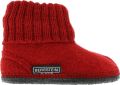 Bergstein Cozy Sloffen Pantoffels voor en kinderen 100% Zuiver sc wol Red - Rood