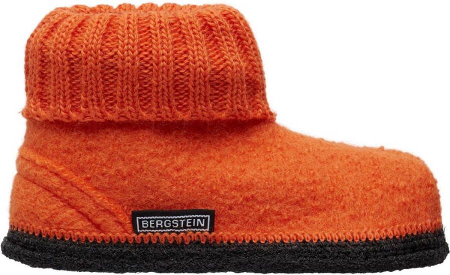 Bergstein Pantoffels Oranje Schapenwol 750212 Schapenwol