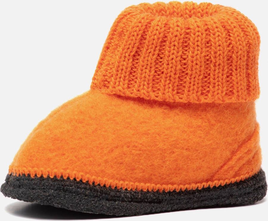 Bergstein Pantoffels Oranje Schapenwol 750212 Schapenwol