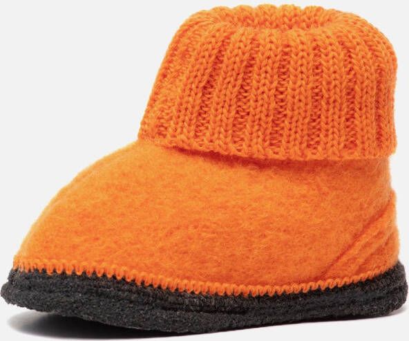 Bergstein Pantoffels Oranje Schapenwol 750212 Schapenwol