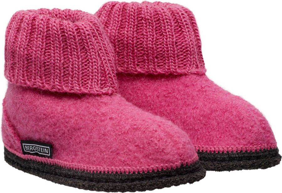 Bergstein meisjes pantoffels Roze Jongens Meisjes Wol Effen 21 - Foto 2