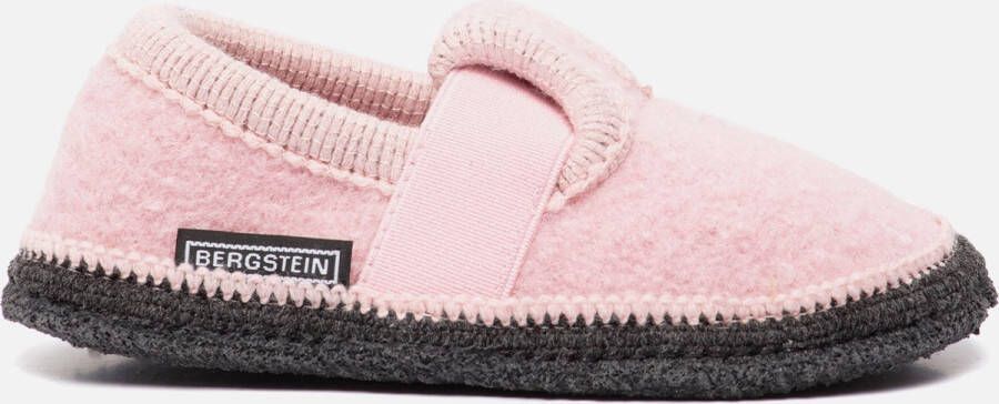 Bergstein Comfy pantoffels lichtroze kids Wol 28