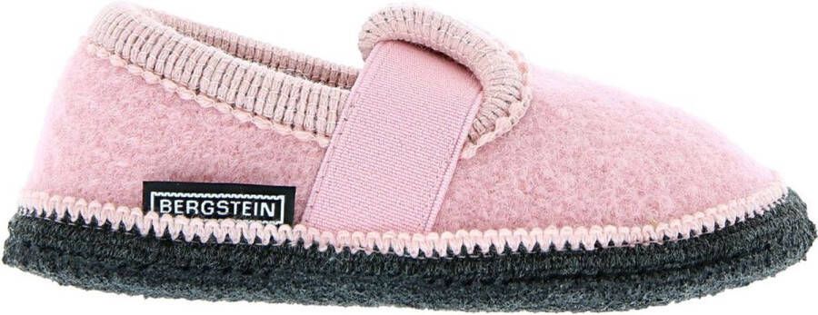 Bergstein Comfy pantoffels lichtroze kids Wol 26