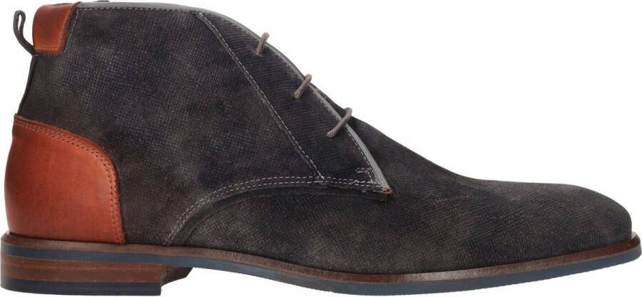 Berkelmans Alastaro Veterschoenen Heren Grijs