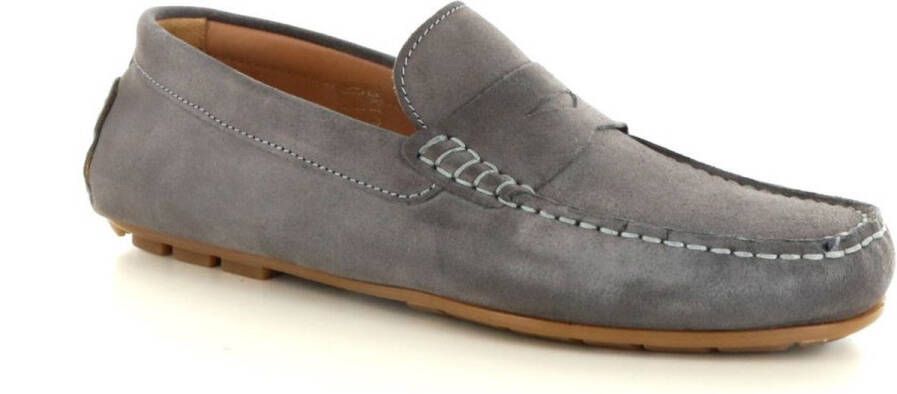 Berkelmans Alcaniz Grey Suede Heren instapper