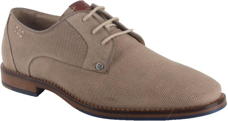 Berkelmans 2610084444 heren veterschoenen gekleed beige