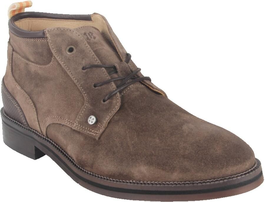 Berkelmans 2620076347 heren veterboots gekleed beige