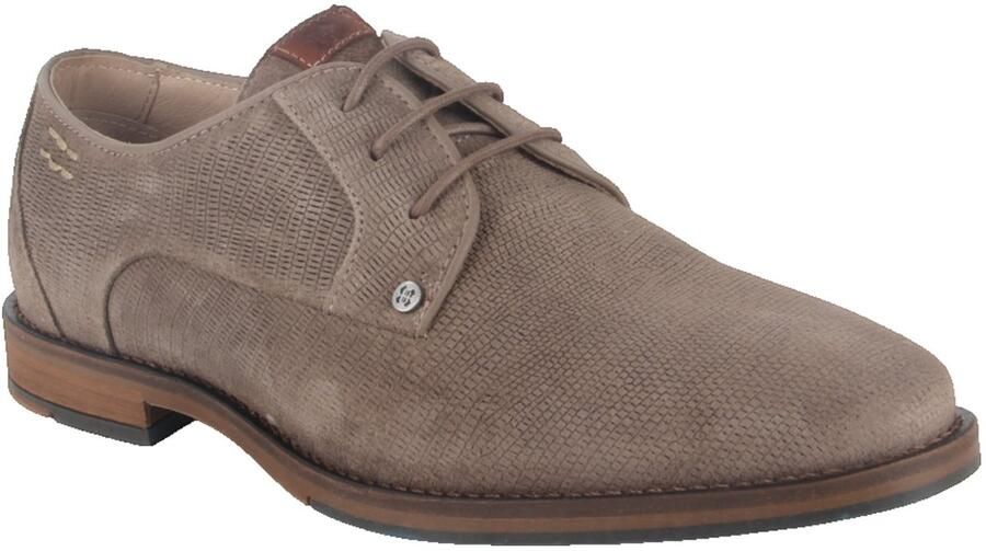 Berkelmans 2620084467 heren veterschoenen gekleed beige