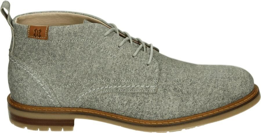Berkelmans 2620088489 Vrije tijd half-hoog Heren veterschoen Heren sneakers Grijs