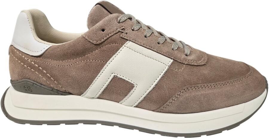 Berkelmans Abbazia Sneakers Taupe Suede Heren Taupe