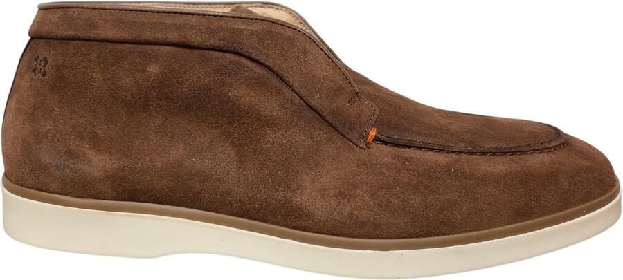 Berkelmans Almeria Castanha Suede Instappers Bruin Suede Heren Bruin